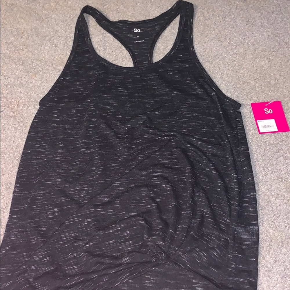black SO tank top !